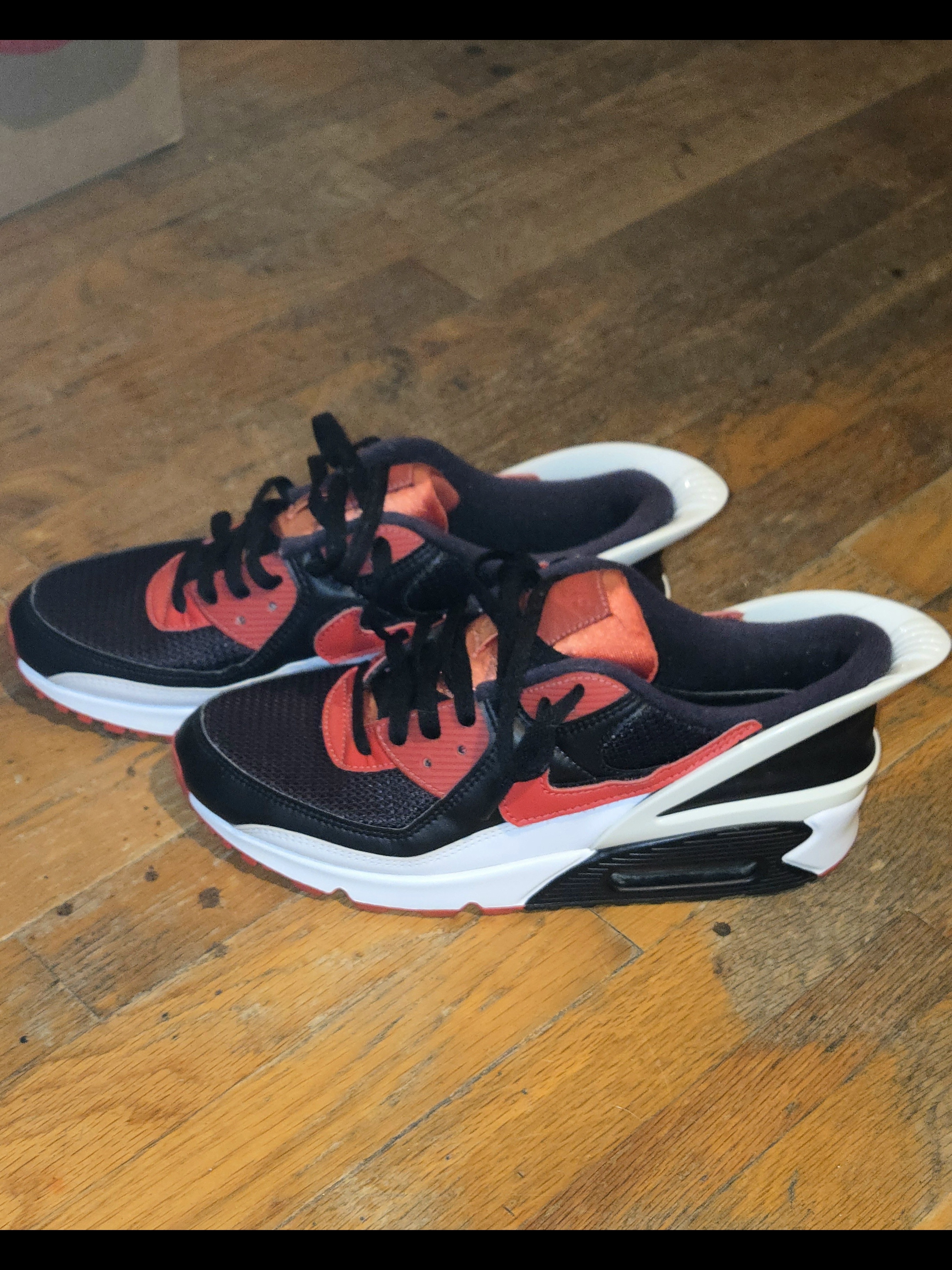 Nike Air Max 90 Flyease Black, University Red & White Sneakers